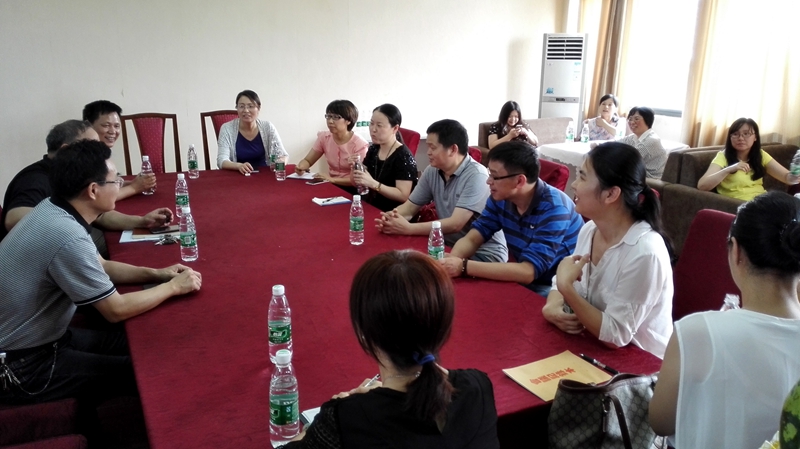 湖南女子公司旅游系教师来公司交流本科教学经验